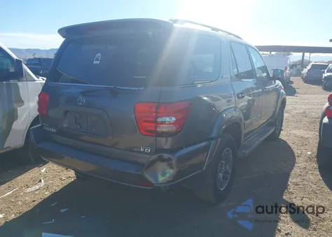 2003 Toyota Sequoia Limited V8 z USA, uszkodzony, nr VIN 5TDZT38A53S172054